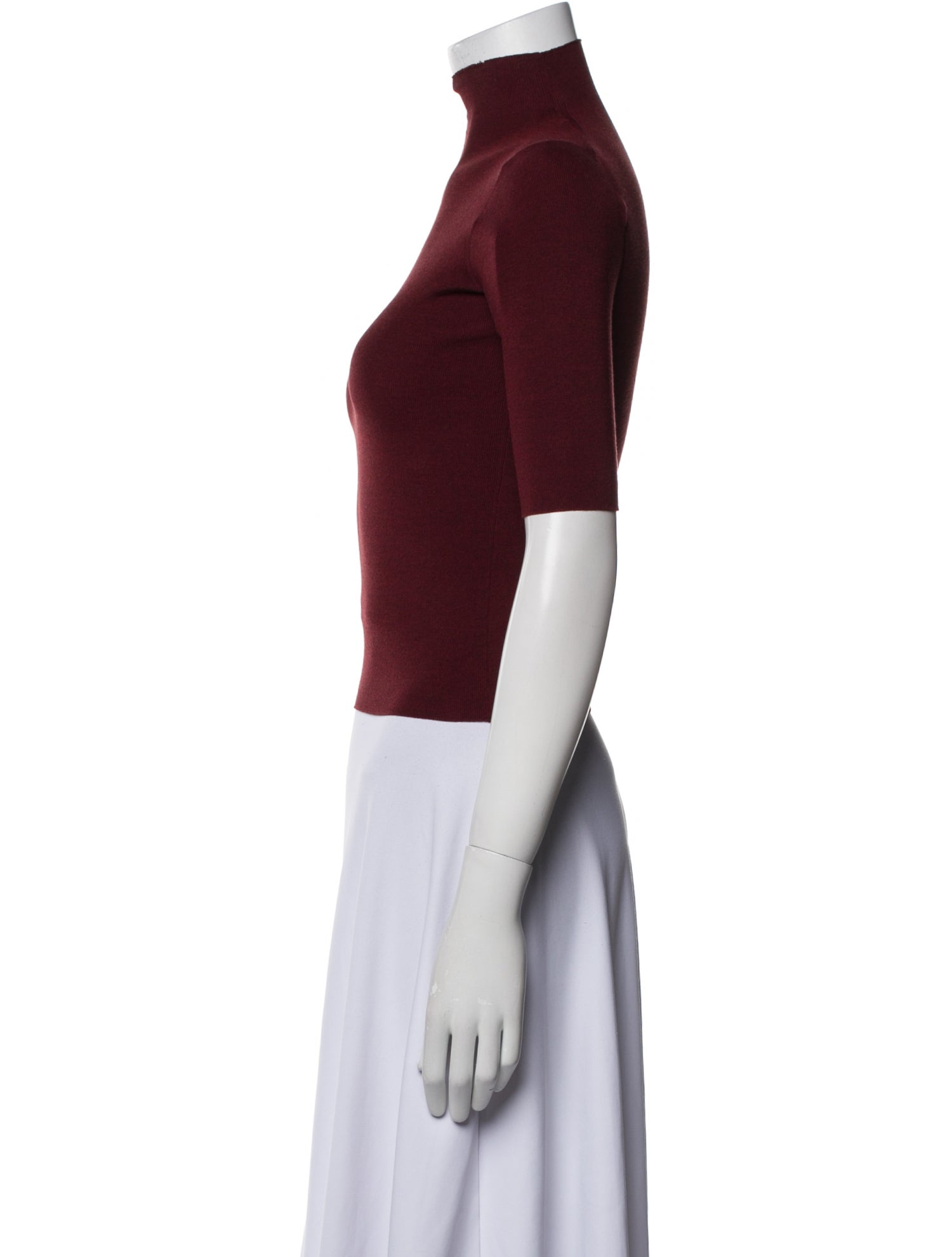 Prada 2010's Turtleneck Crop Top