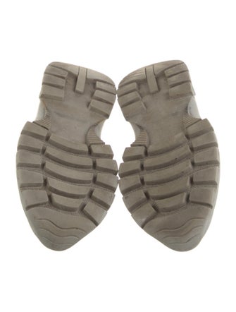 Prada Leather Mesh Accents Chunky Sneakers