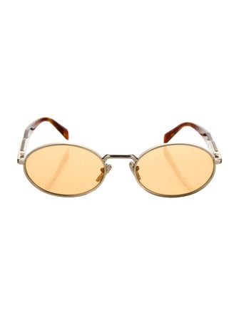 Prada Round Mirrored Sunglasses