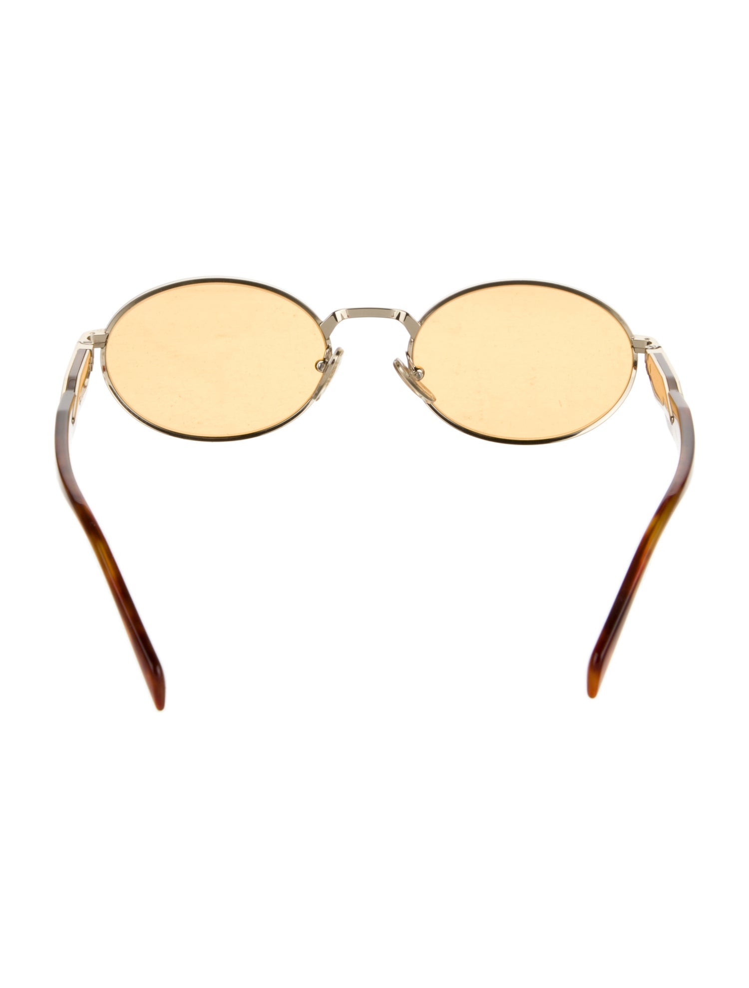 Prada Round Mirrored Sunglasses