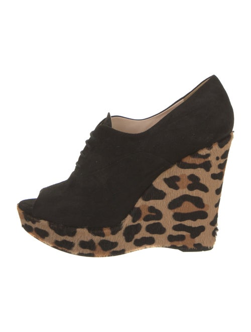 Prada Suede Animal Print Pumps