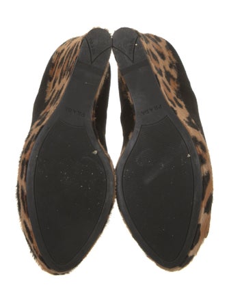 Prada Suede Animal Print Pumps