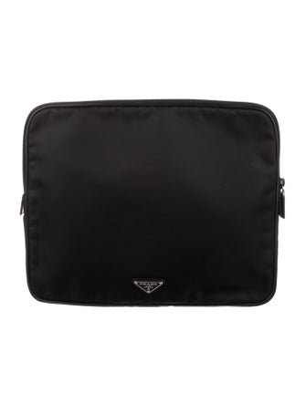 Prada Nylon Logo Laptop Cover