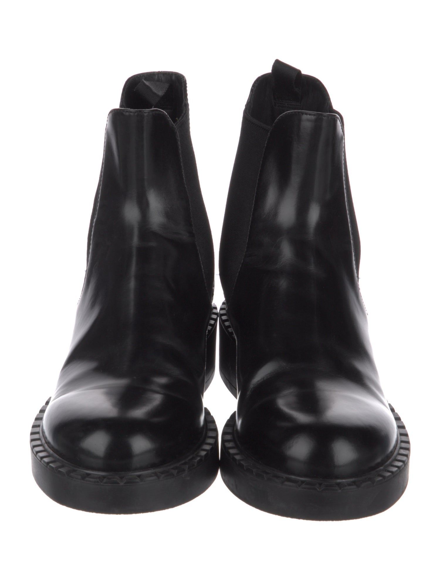 Prada Leather Chelsea Boots
