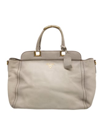 Prada Vitello Daino Leather Top Handle Bag