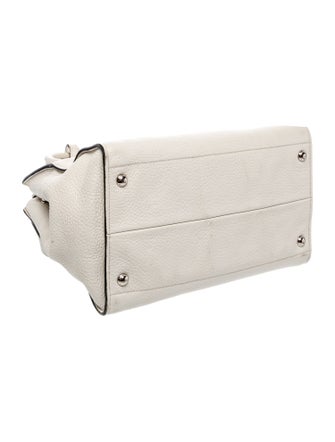 Prada Vitello Daino Leather White Vitello Daino Leather Tote