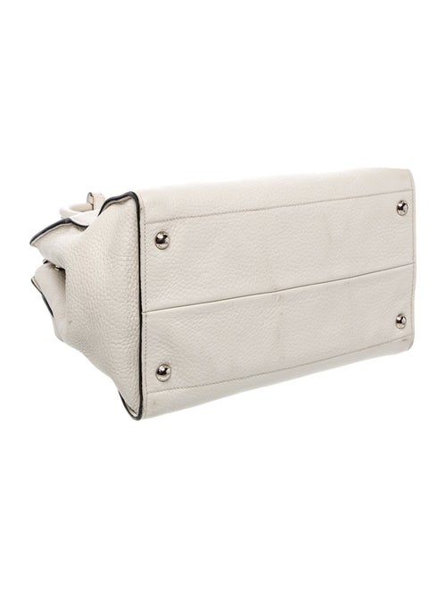 Prada Vitello Daino Leather White Vitello Daino Leather Tote