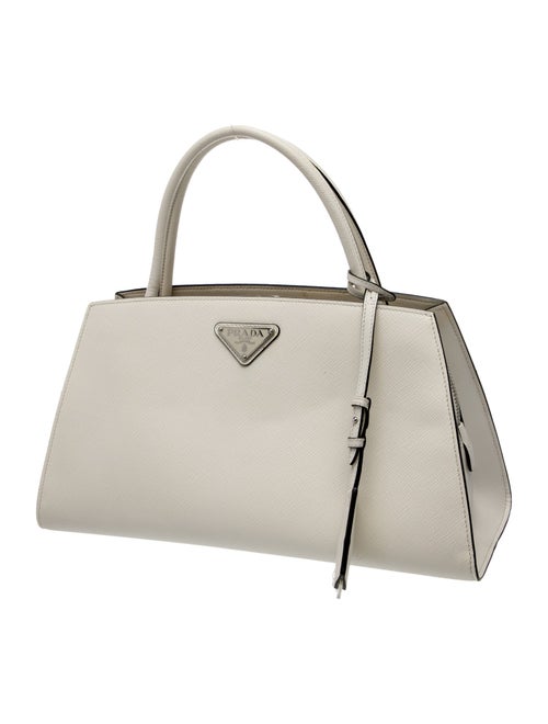 Prada Saffiano Cuir Leather Top Handle Bag