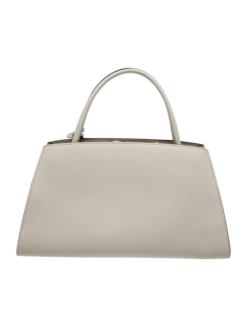 Prada Saffiano Cuir Leather Top Handle Bag