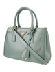 Prada Saffiano Vernice Leather Galleria Double Zip Small