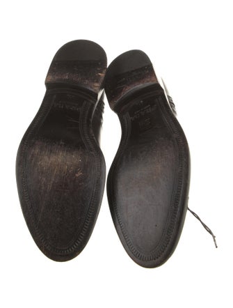 Prada Leather Lasercut Accents Brogues