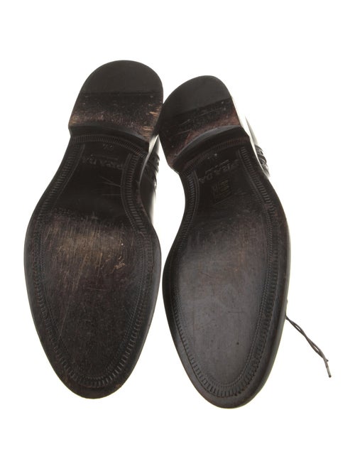 Prada Leather Lasercut Accents Brogues