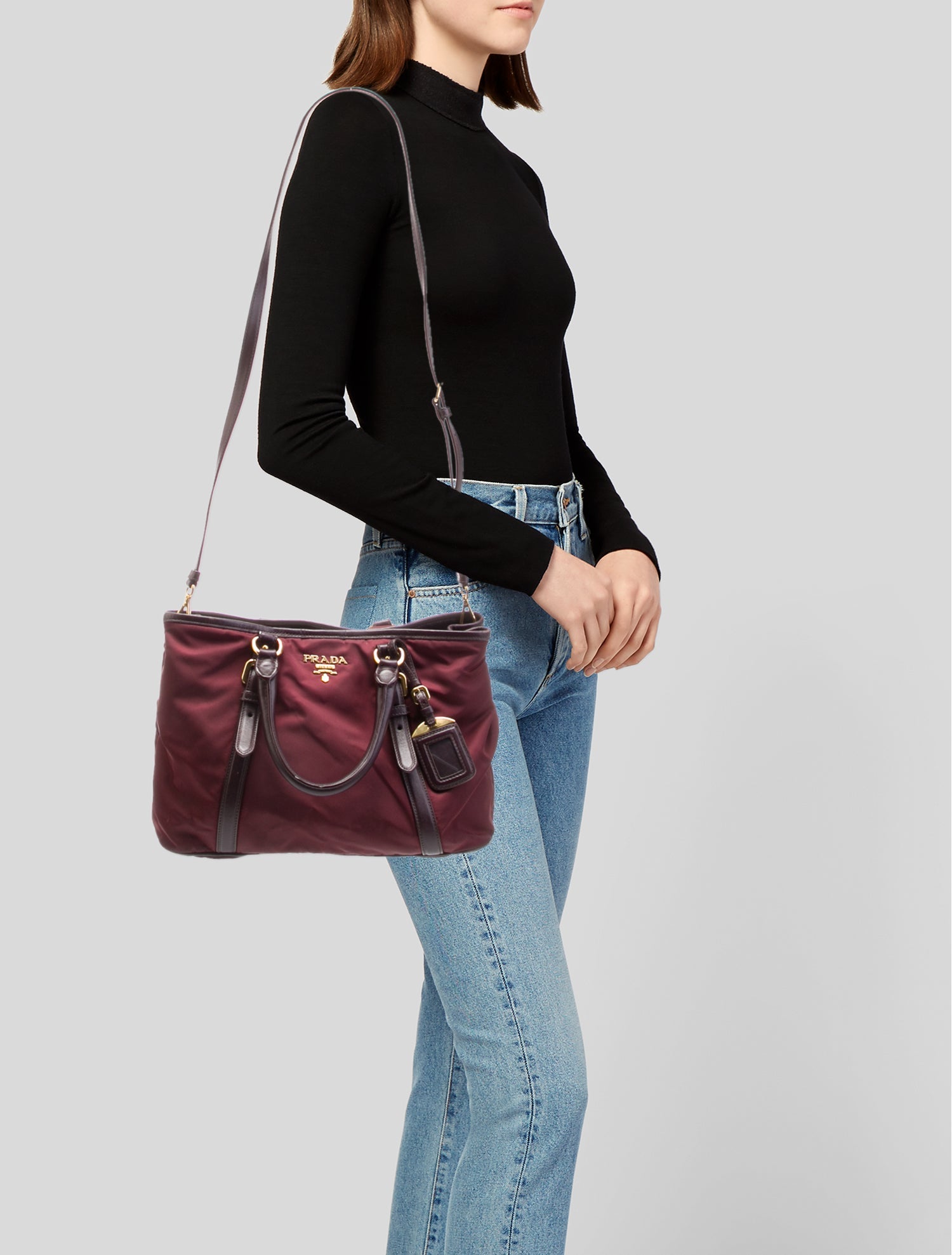 Prada Tessuto Nylon Top Handle Bag