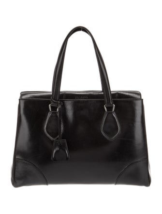 Prada Vitello Leather Top Handle Bag