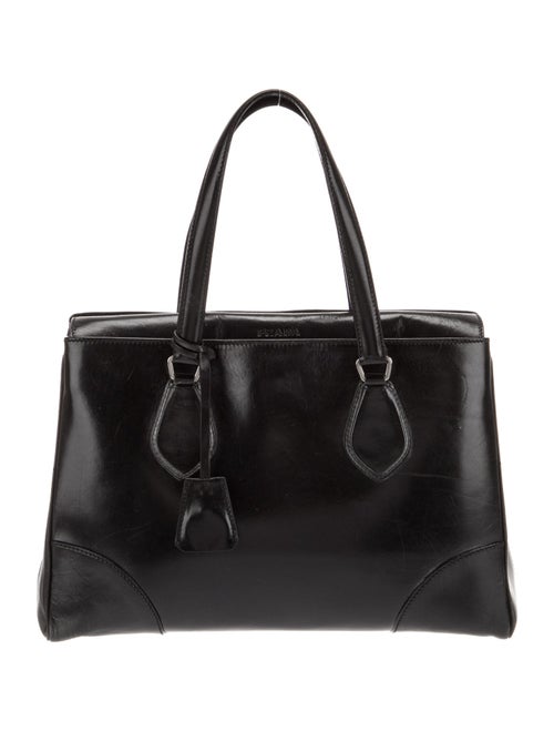 Prada Vitello Leather Top Handle Bag