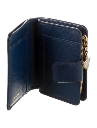 Prada Leather Compact Wallet