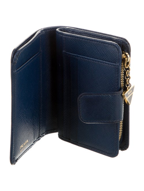Prada Leather Compact Wallet