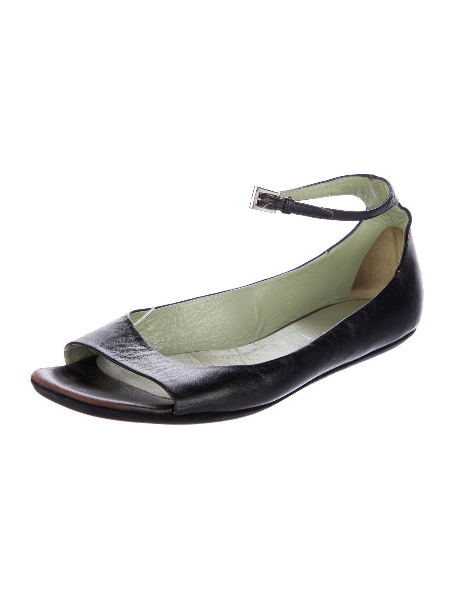Prada Leather Ballet Flats