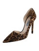 Prada Ponyhair Animal Print D'Orsay Pumps