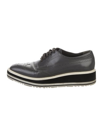 Prada Leather Oxfords