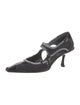 Prada Mesh Cutout Accent Pumps