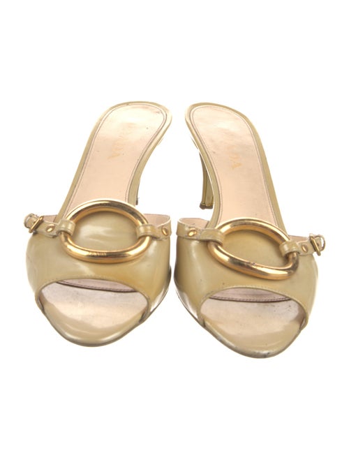 Prada Patent Leather Slides