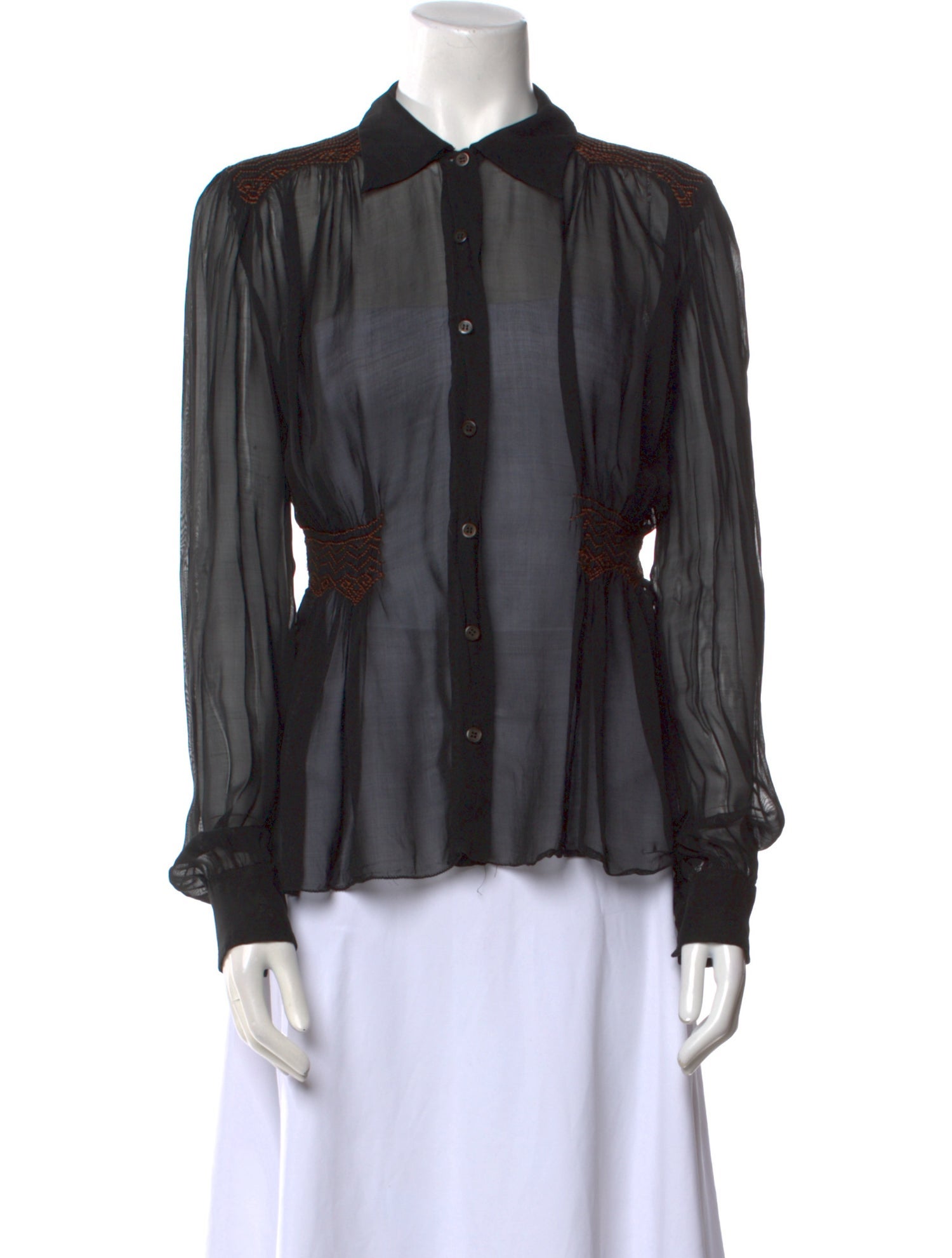 Prada Vintage 2000's Button-Up Top