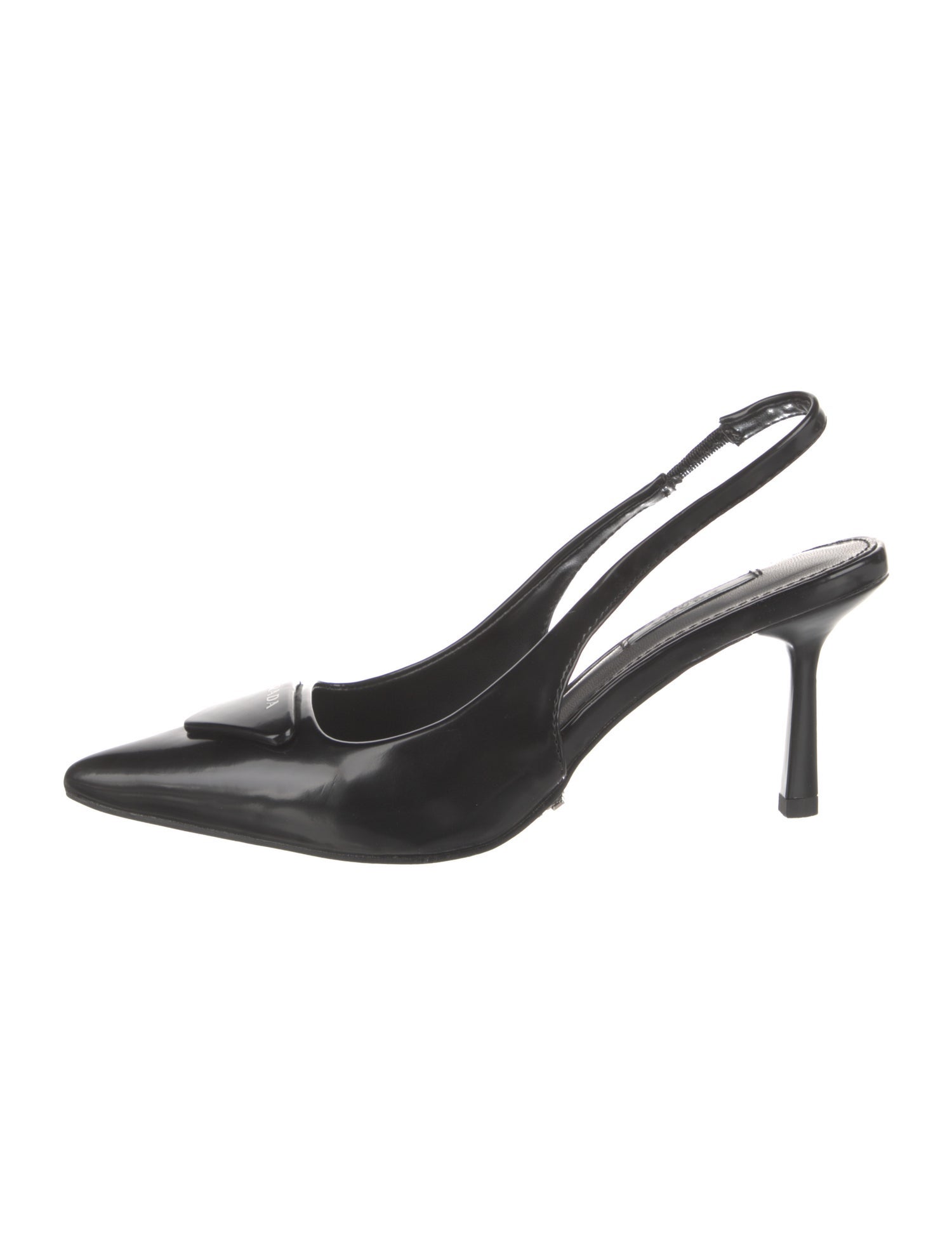 Prada Patent Leather Slingback Pumps