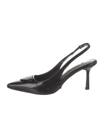 Prada Patent Leather Slingback Pumps