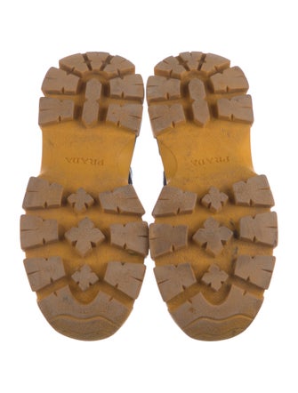 Prada Leather Printed Chunky Sneakers