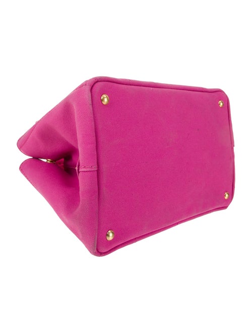 Prada Enameled Metal Triangle Top Handle Bag