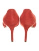 Prada Suede Cutout Accent D'Orsay Pumps