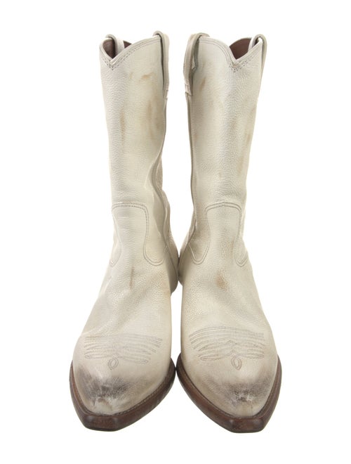 Prada Leather Western Boots