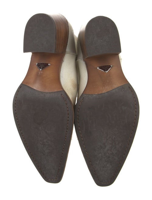Prada Leather Western Boots