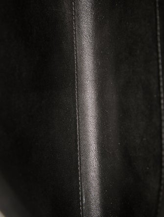 Prada Enameled Metal Triangle Shoulder Bag