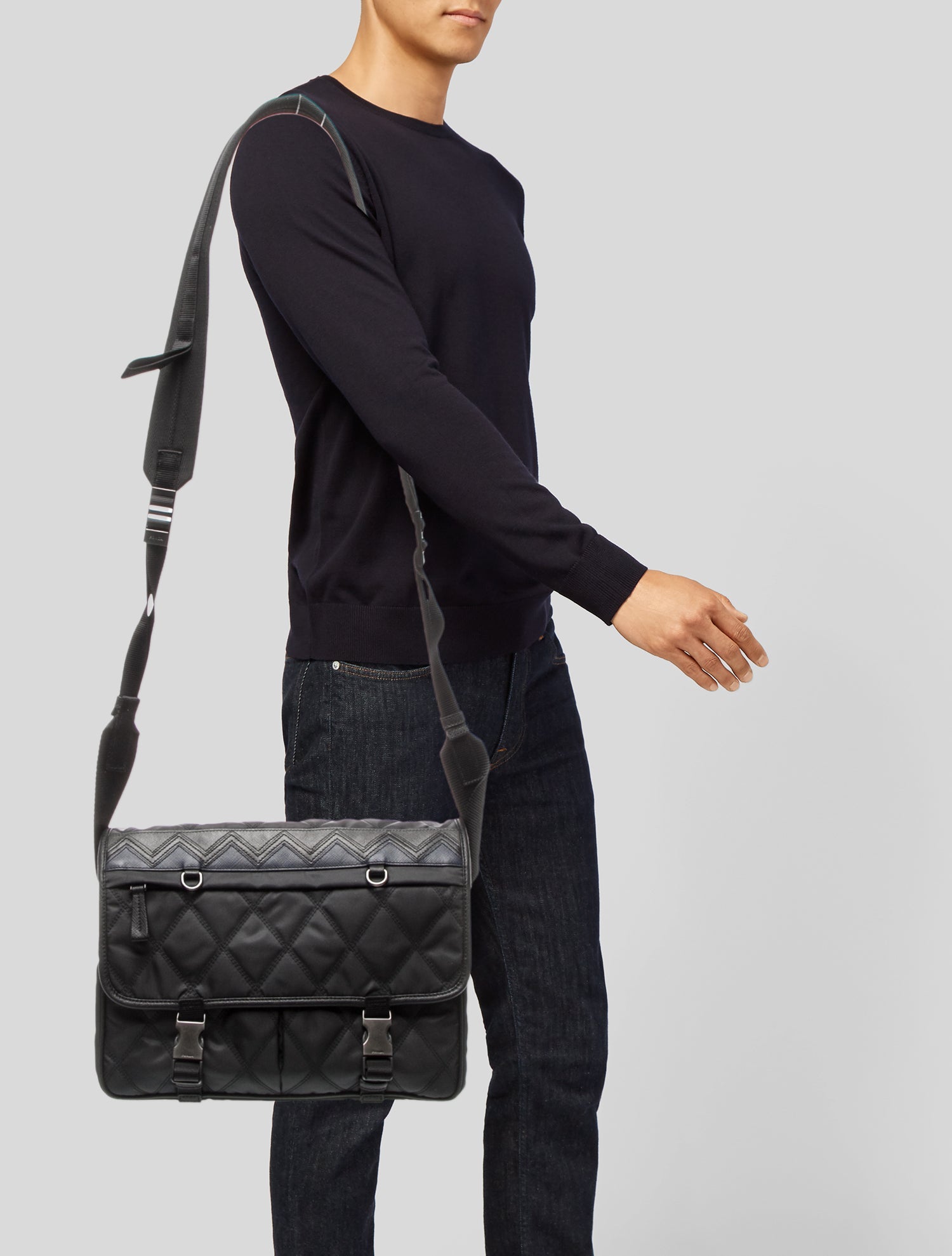 Prada Tessuto Messenger Bag