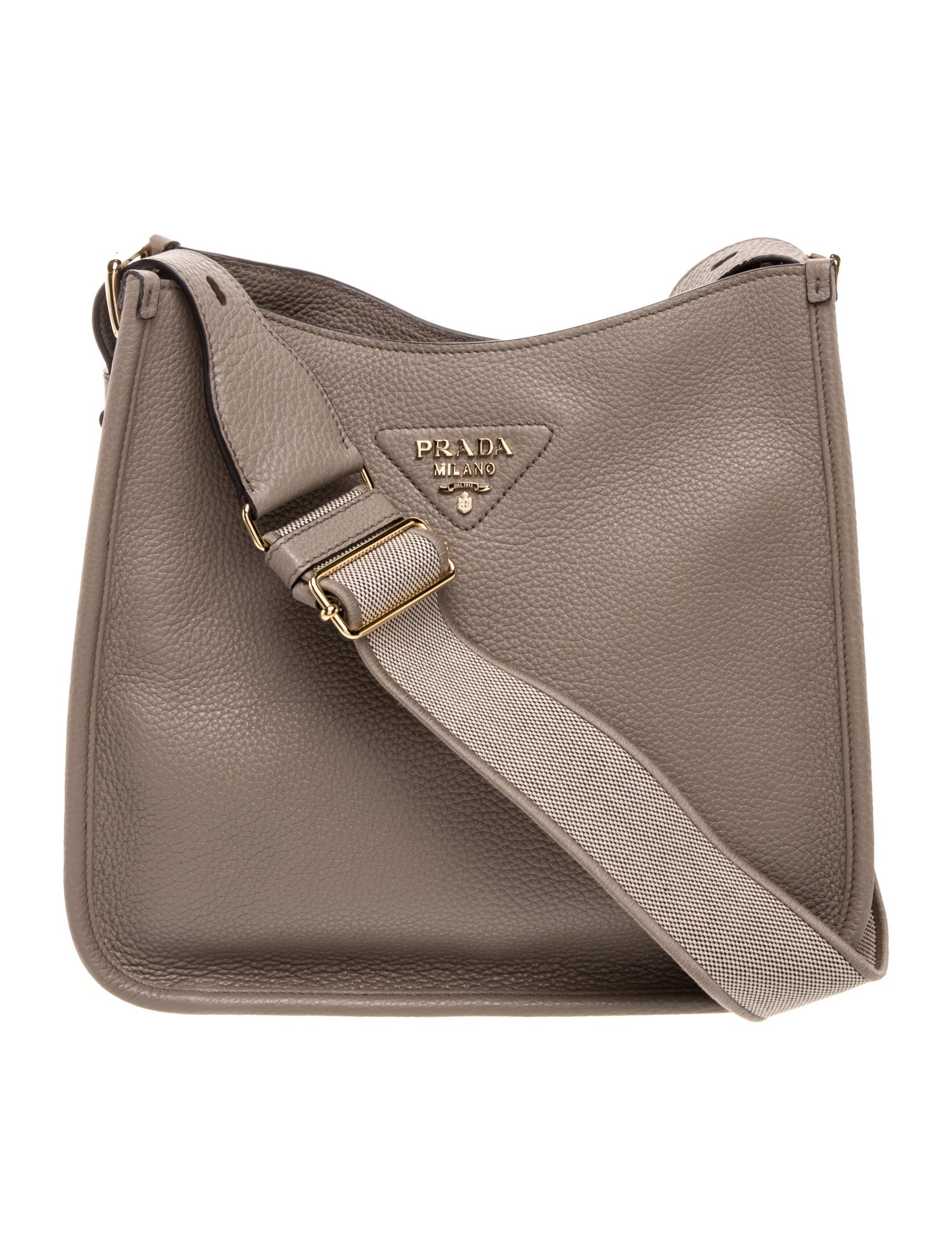 Prada Vitello Daino Leather Crossbody Bag