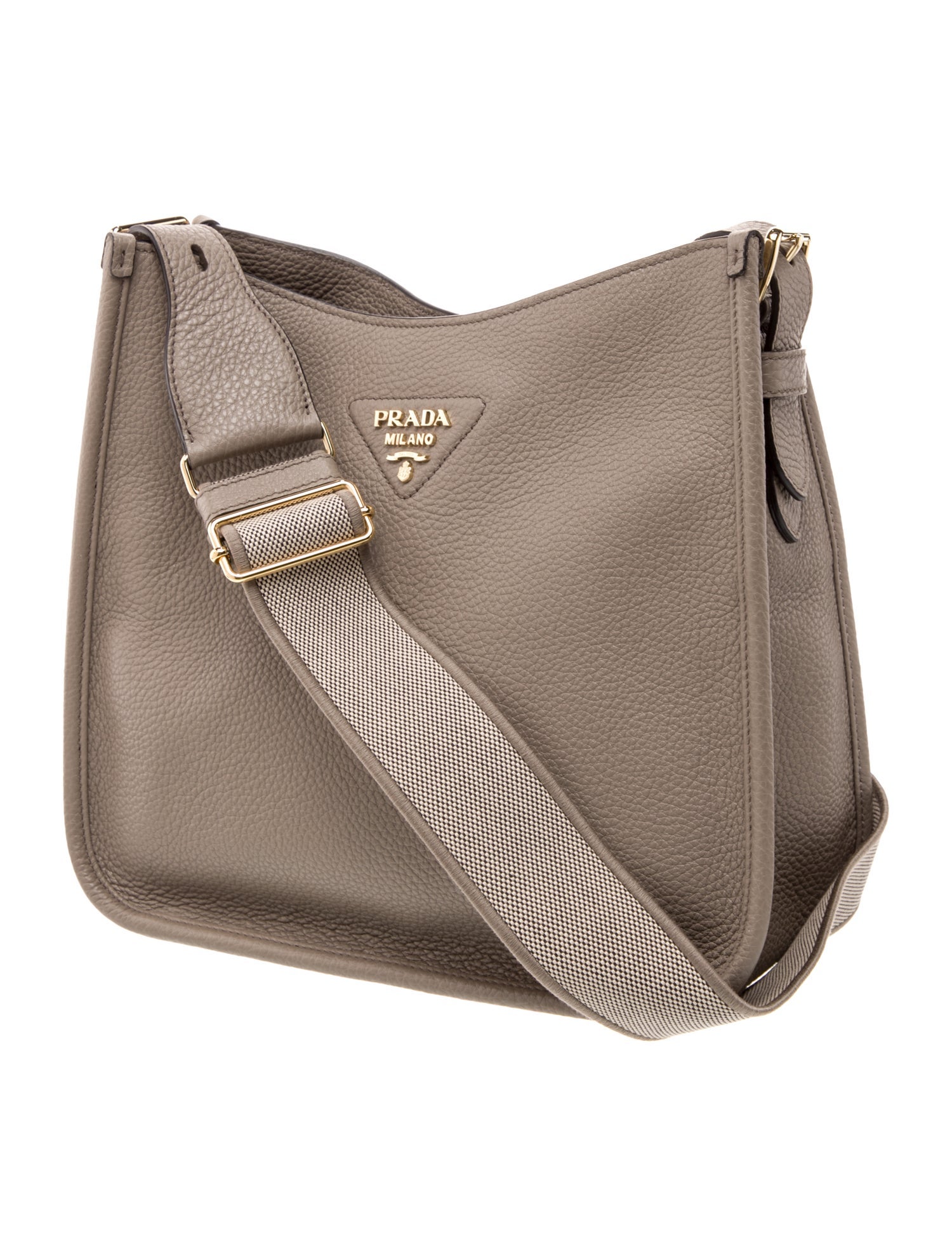 Prada Vitello Daino Leather Crossbody Bag
