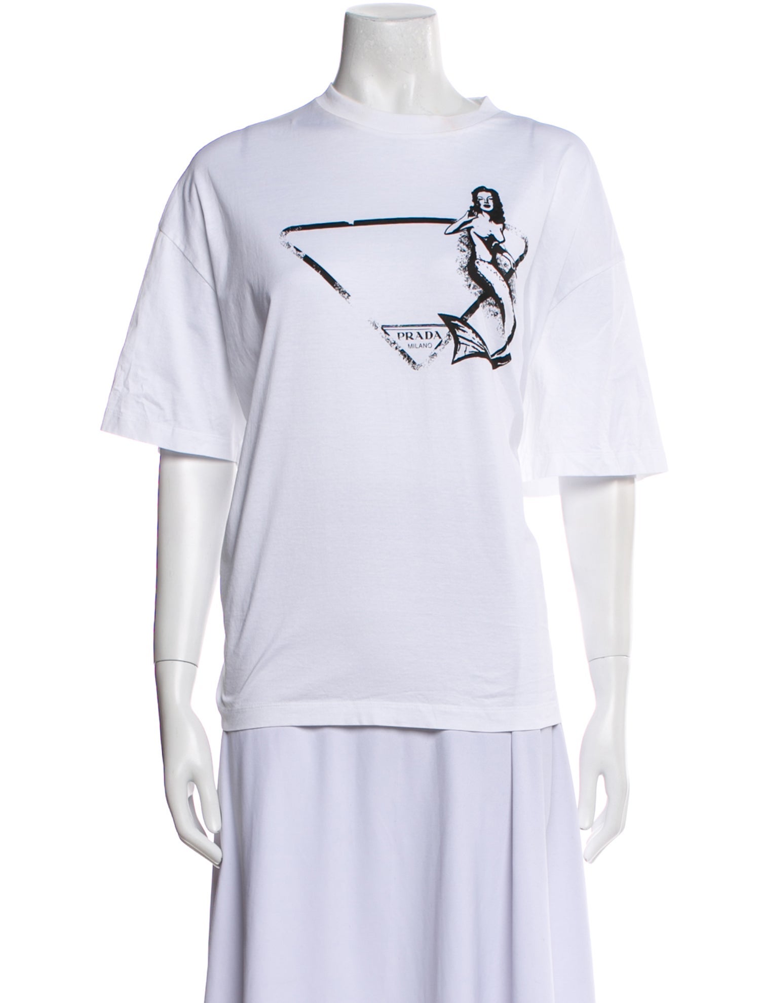 Prada 2022 Graphic Print T-Shirt