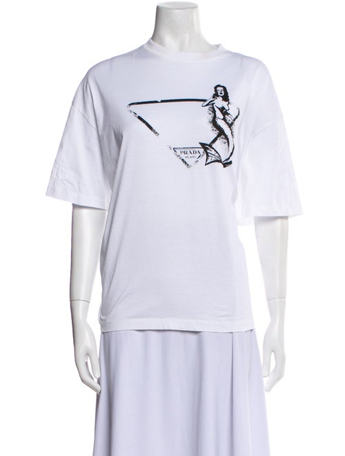 Prada 2022 Graphic Print T-Shirt