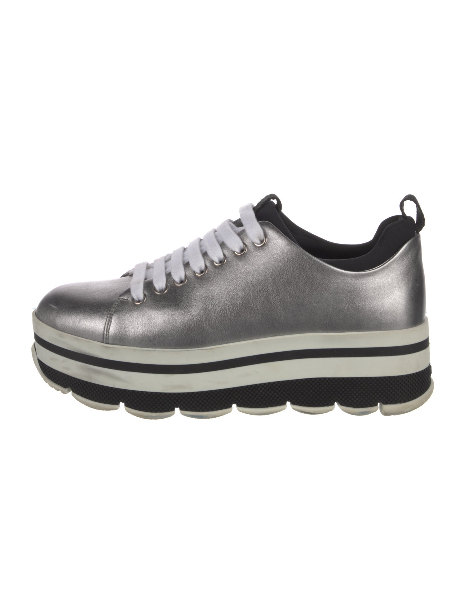 Prada Leather Sneakers