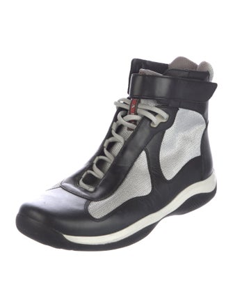 Prada Sport Leather Sneakers