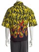 Prada 2018 Banana Flame Print Shirt