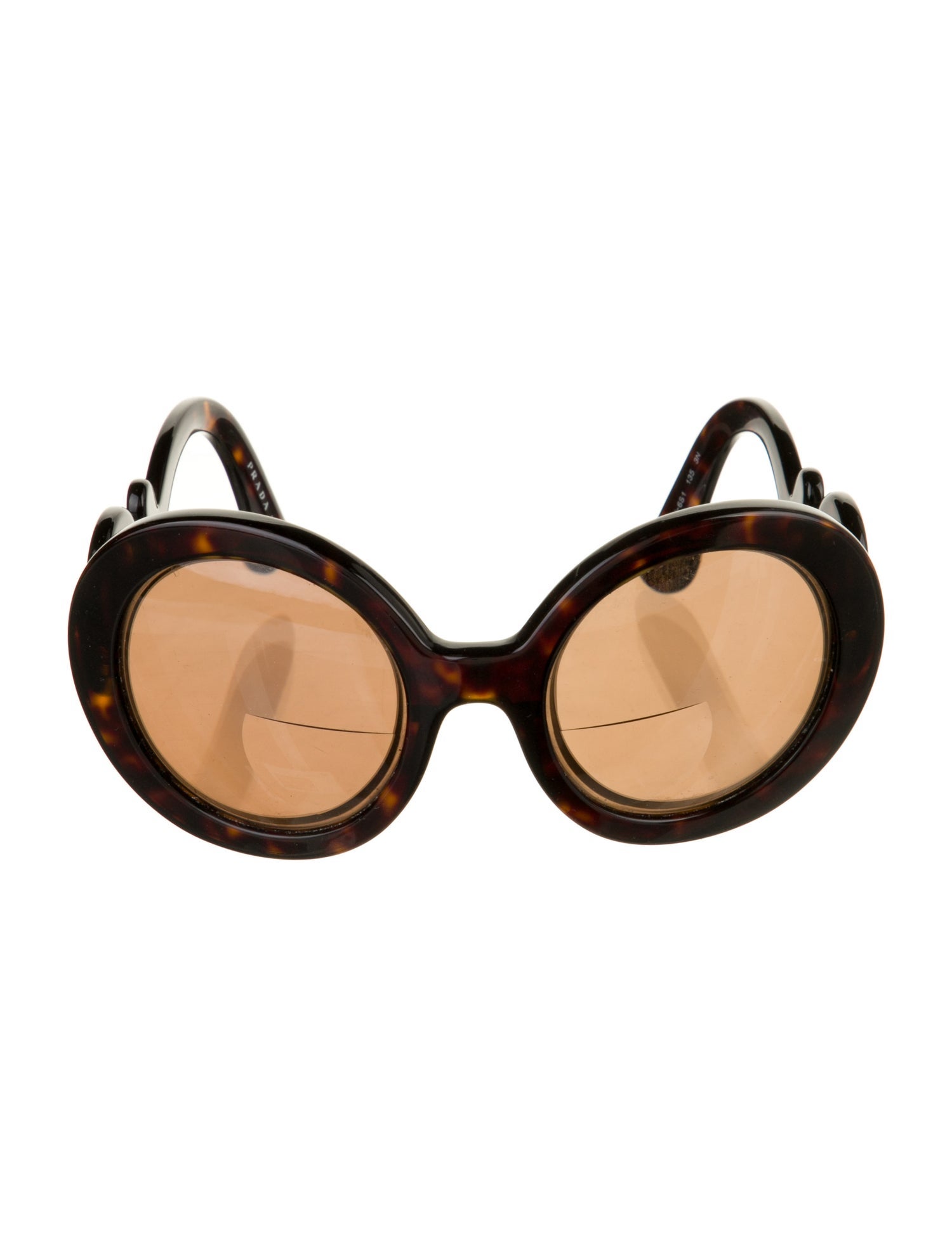 Prada Round Tinted Sunglasses