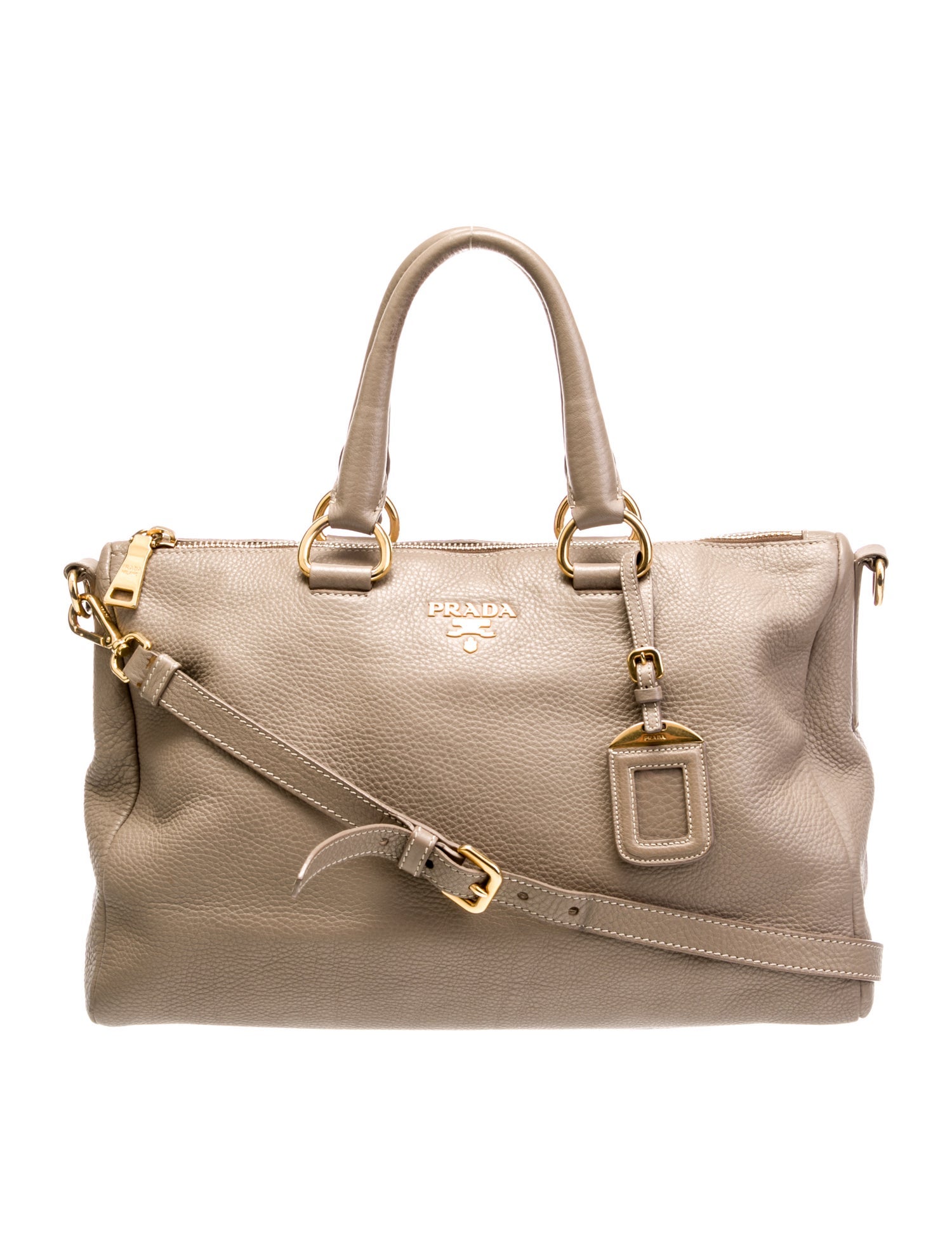 Prada Vitello Daino Leather Bauletto