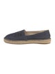Prada Denim Embroidered Accent Espadrilles