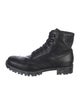 Prada Leather Combat Boots