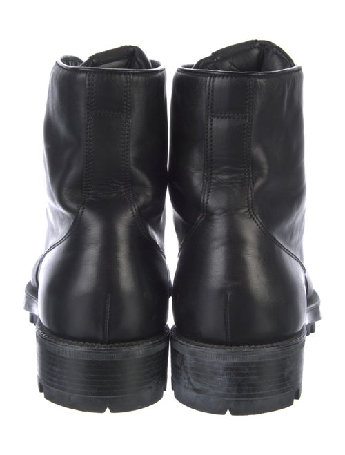 Prada Leather Combat Boots