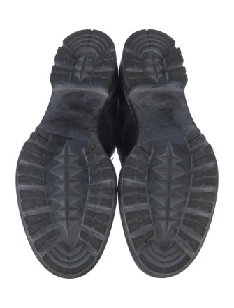 Prada Leather Combat Boots