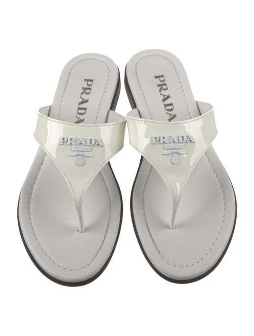 Prada Patent Leather Slides